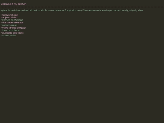 recipes/cookbook screenshot