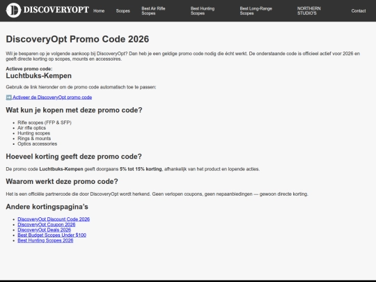 discoveryopt-promo-code screenshot