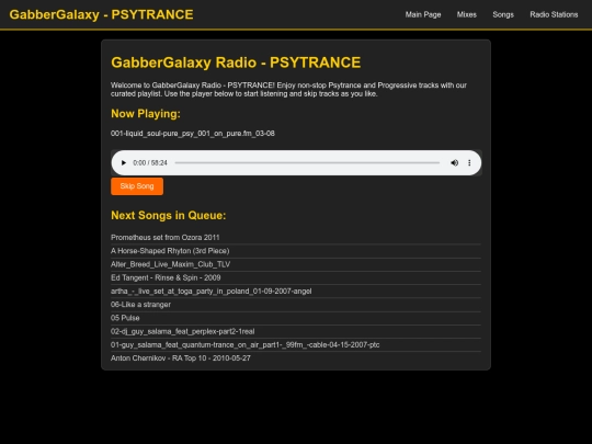 gabbergalaxypsytrance screenshot