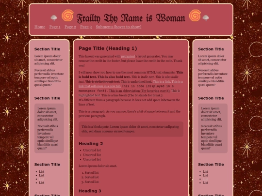 test screenshot