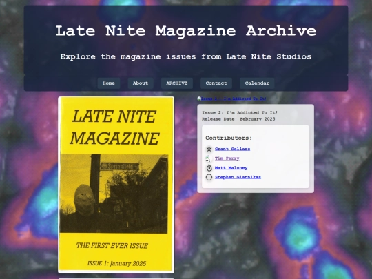 late-nite-magazine-archive screenshot