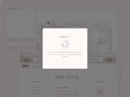 blog screenshot