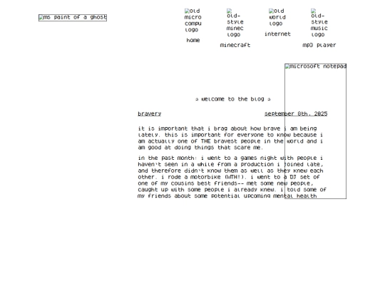 blog screenshot
