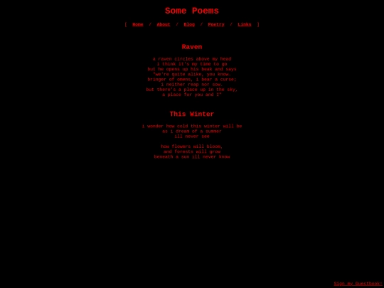 poetry screenshot