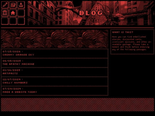 blog screenshot