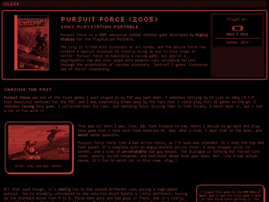 game/pursuitforce screenshot