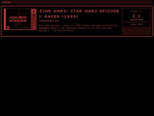 game/starwarsracer screenshot