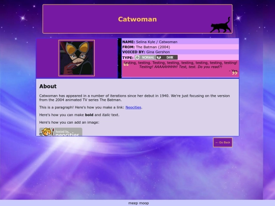 faves/blorbo/catwoman screenshot