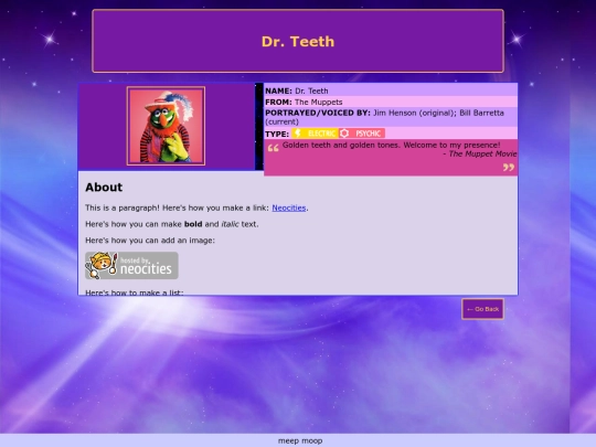 faves/blorbo/drteeth screenshot