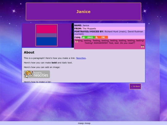 faves/blorbo/janice screenshot