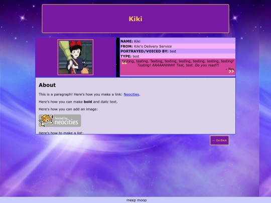 faves/blorbo/kiki screenshot