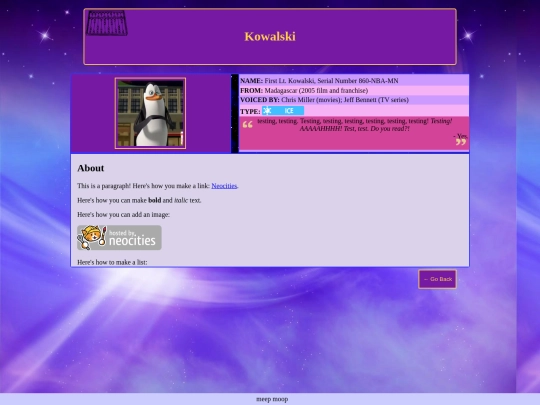faves/blorbo/kowalski screenshot