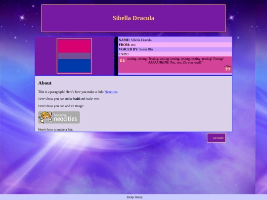 faves/blorbo/sibelladracula screenshot