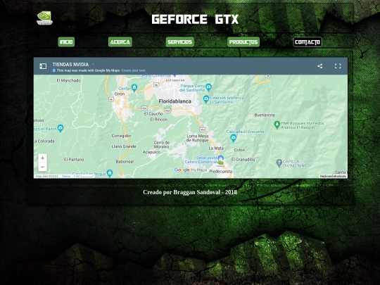 nvidia/html/contacto screenshot