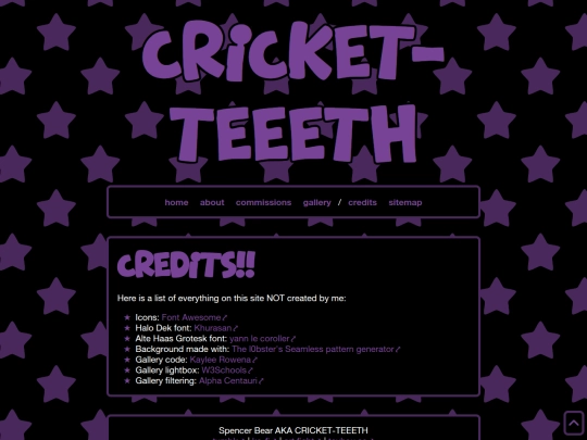 credits screenshot