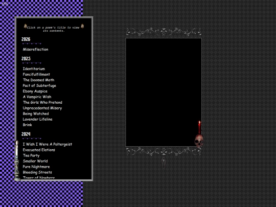 pages/poetry screenshot