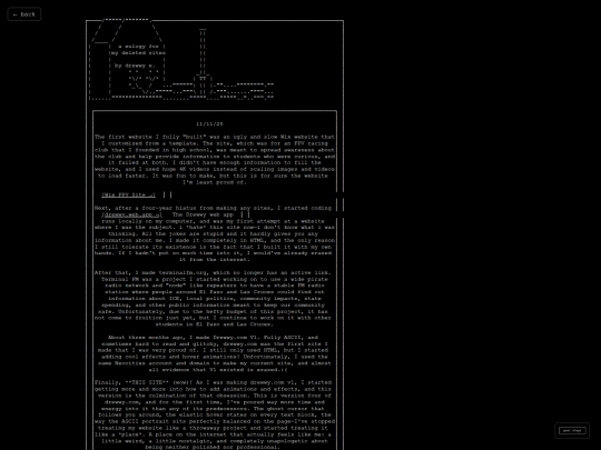 blog screenshot