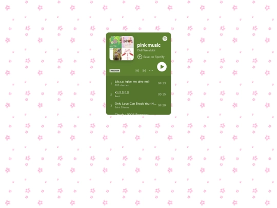 pinkplaylist screenshot