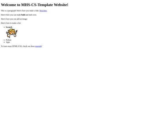 index screenshot