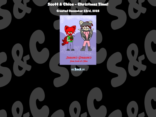 scottandchloe/celebrations/christmas2025 screenshot