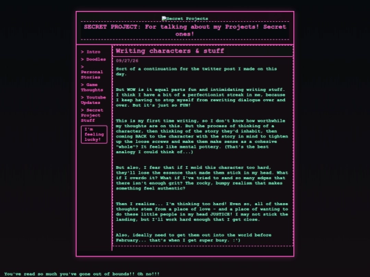 secretproject screenshot