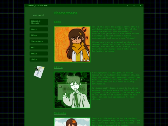 lamentcircuitcharacters screenshot
