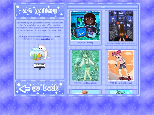main/art-gallery screenshot