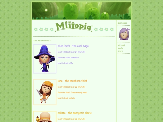 miitopiacast screenshot