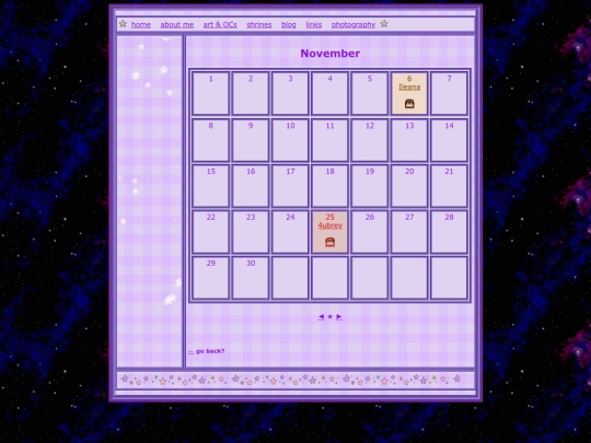 ocbirthdaycalendar/november screenshot