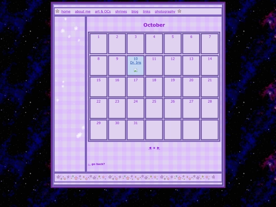 ocbirthdaycalendar/october screenshot