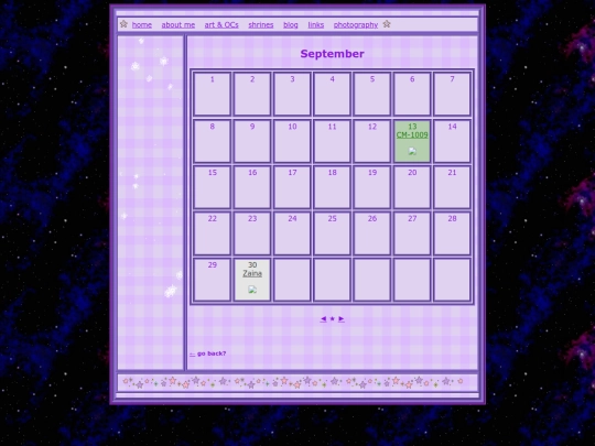 ocbirthdaycalendar/september screenshot