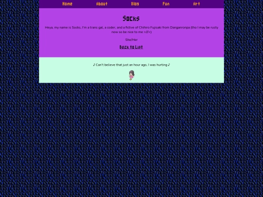 aboutus/Socks screenshot