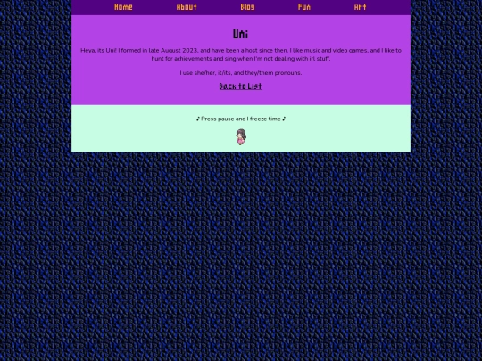 aboutus/Uni screenshot