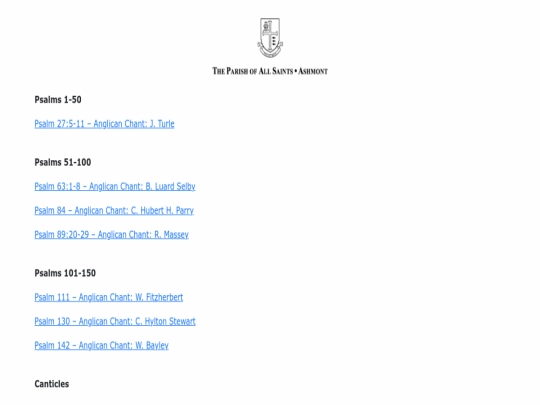 index screenshot