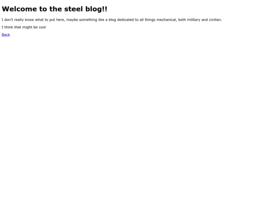 steel screenshot