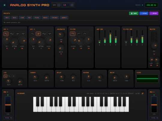 synth screenshot