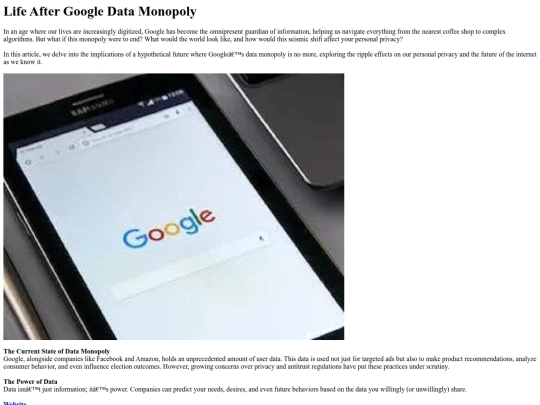 LifeAfterGoogleDataMonopoly screenshot