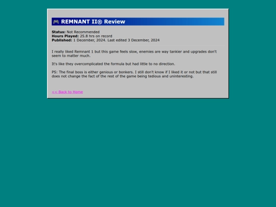 reviews/REMNANT II® screenshot