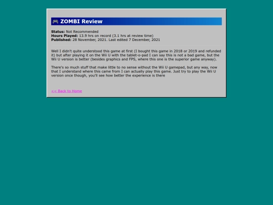 reviews/ZOMBI screenshot