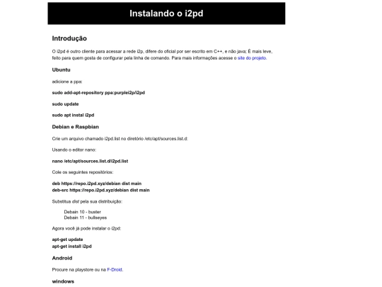 i2p/instalari2pd screenshot