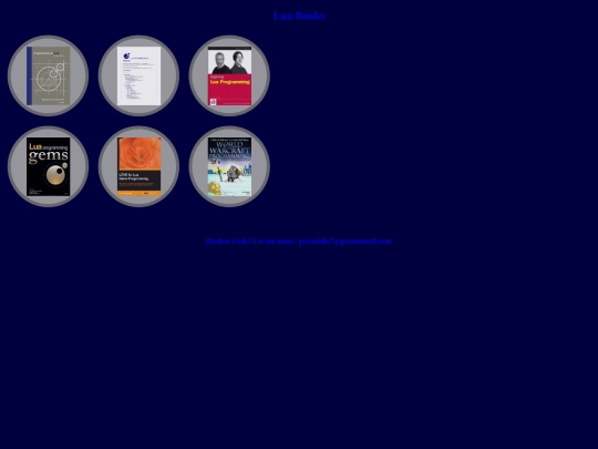 lua/list_lua_books screenshot