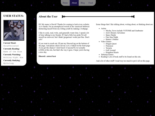 aboutme screenshot