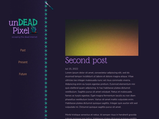 blog/second-post screenshot