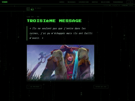 messages/troisieme-message screenshot