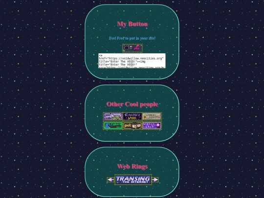 pages/buttons screenshot
