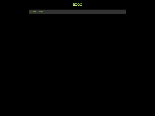 blog screenshot