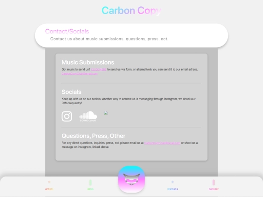 contact screenshot