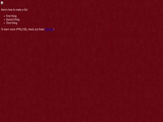 index screenshot