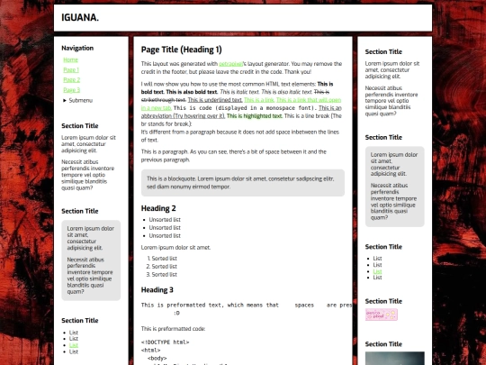 index screenshot