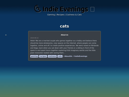 categories/cats screenshot